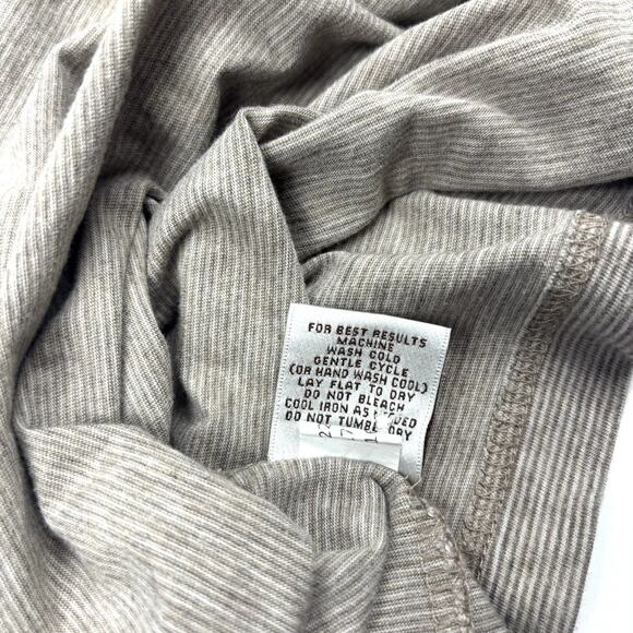 Peter Millar Crown Soft Golf Polo Shirt Mens Large Brown Striped - Picture 6 of 7